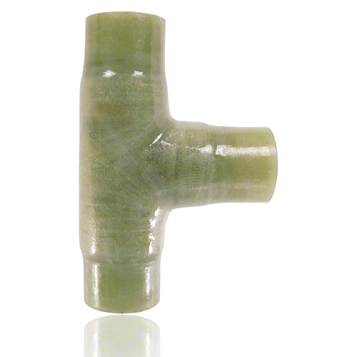 UP-GF T-St&uuml;ck 90&deg; reduziert, DIN 16 966, Form T2, Rohrtyp D, mit Laminatenden, PN 10