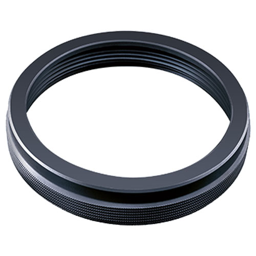 &Uuml;berwurfmutter aus PE-el f&uuml;r Revisionsstutzen, elektrisch leitf&auml;hig