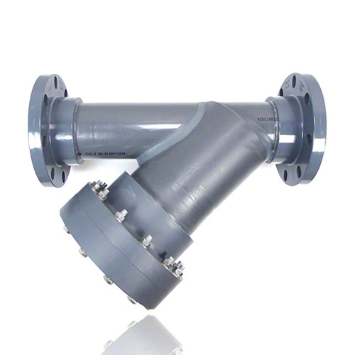 Schr&auml;gsitzschmutzf&auml;nger aus PVC U mit FPM Dichtungen