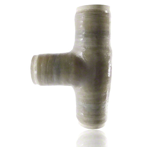 UP-GF-PVDF T-St&uuml;ck 90&deg; DIN 16 966, Form T1, Rohrtyp B, Liner PVDF, mit Laminatende, PN 16