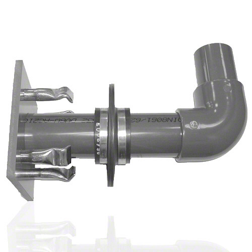 PVC-U Wanddurchf&uuml;hrung PVC-U, H&uuml;lsend&uuml;bel Stahl verzinkt