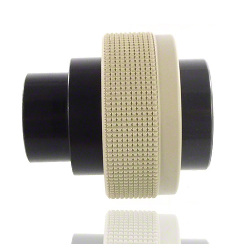 Verschraubung aus PP, au&szlig;en ger&auml;ndelt