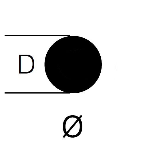 PP-Vollstab, L&auml;nge 2000 mm