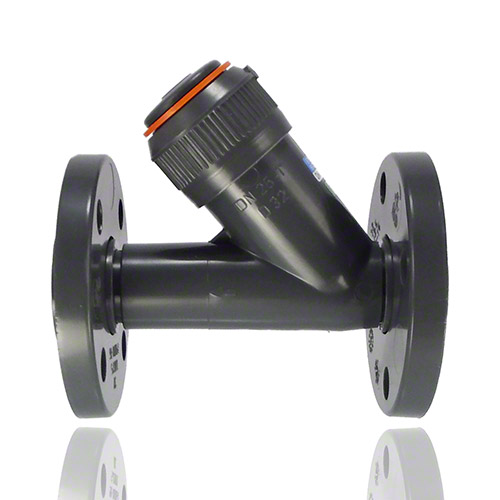 PVC-U Schmutzf&auml;nger, Losflansch, EPDM