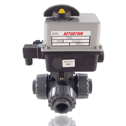 E-Kugelhahn&nbsp; L- Bohrung